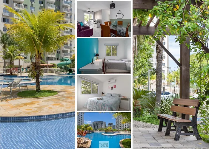 3 QUARTOS em Condominio com PISCINA, ESTACIONAMENTO e Portaria 24h a 300m do Centro de Convenções RIOCENTRO Rio de Janeiro